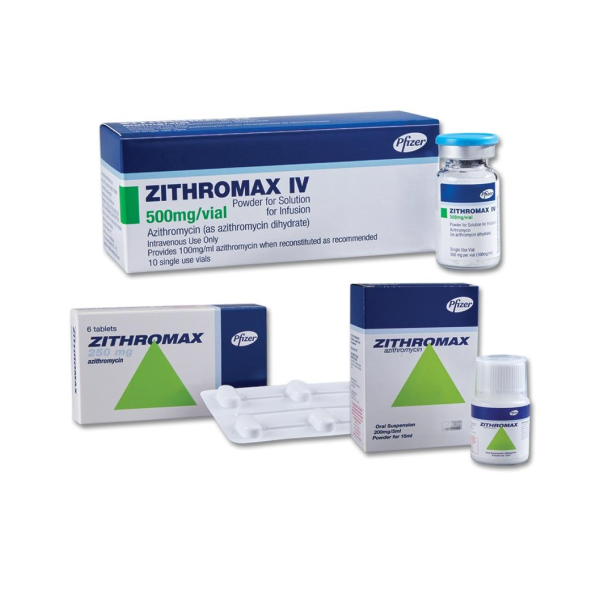 Zithromax 500 mg vial